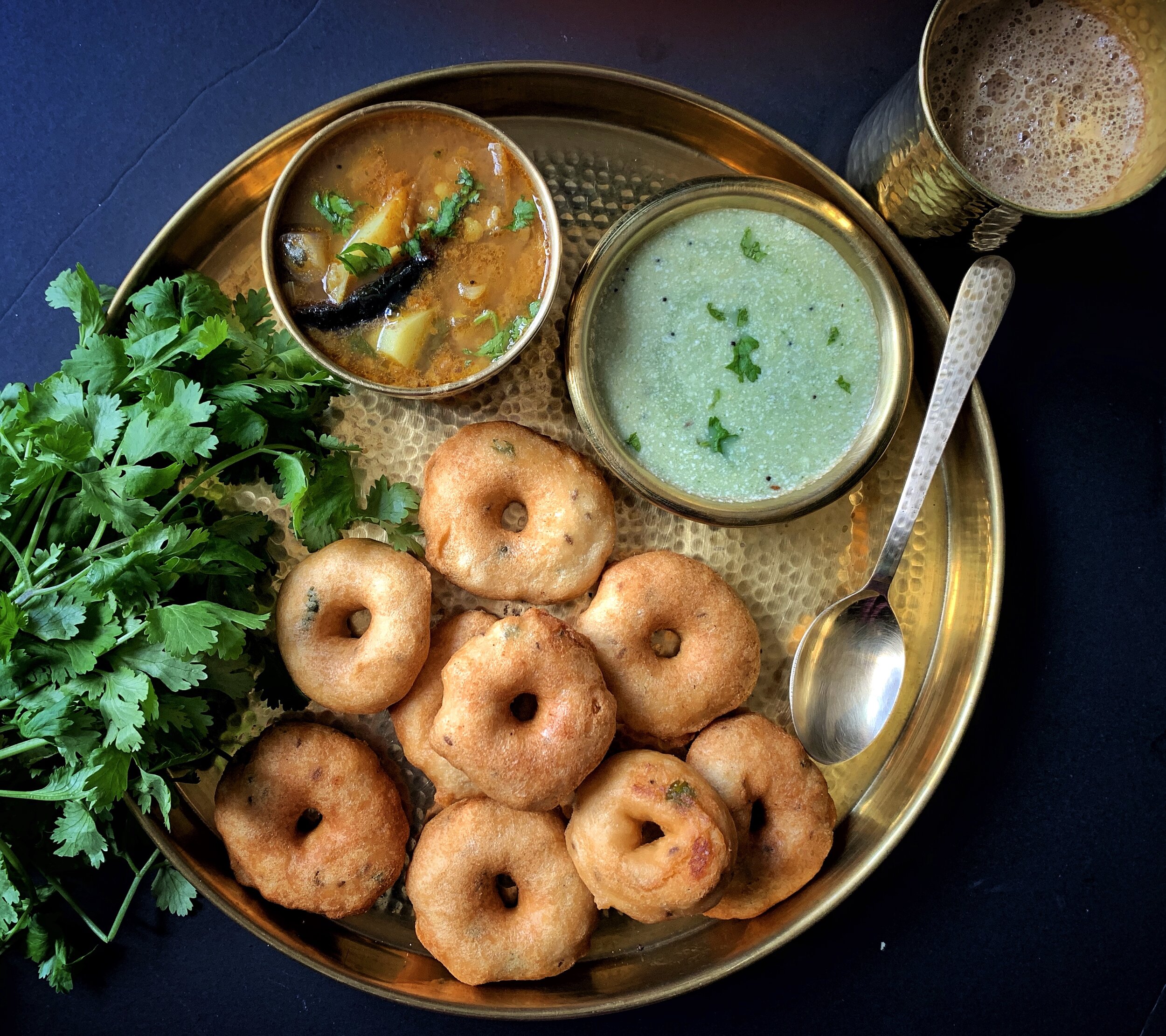 Medu vada and Sambar