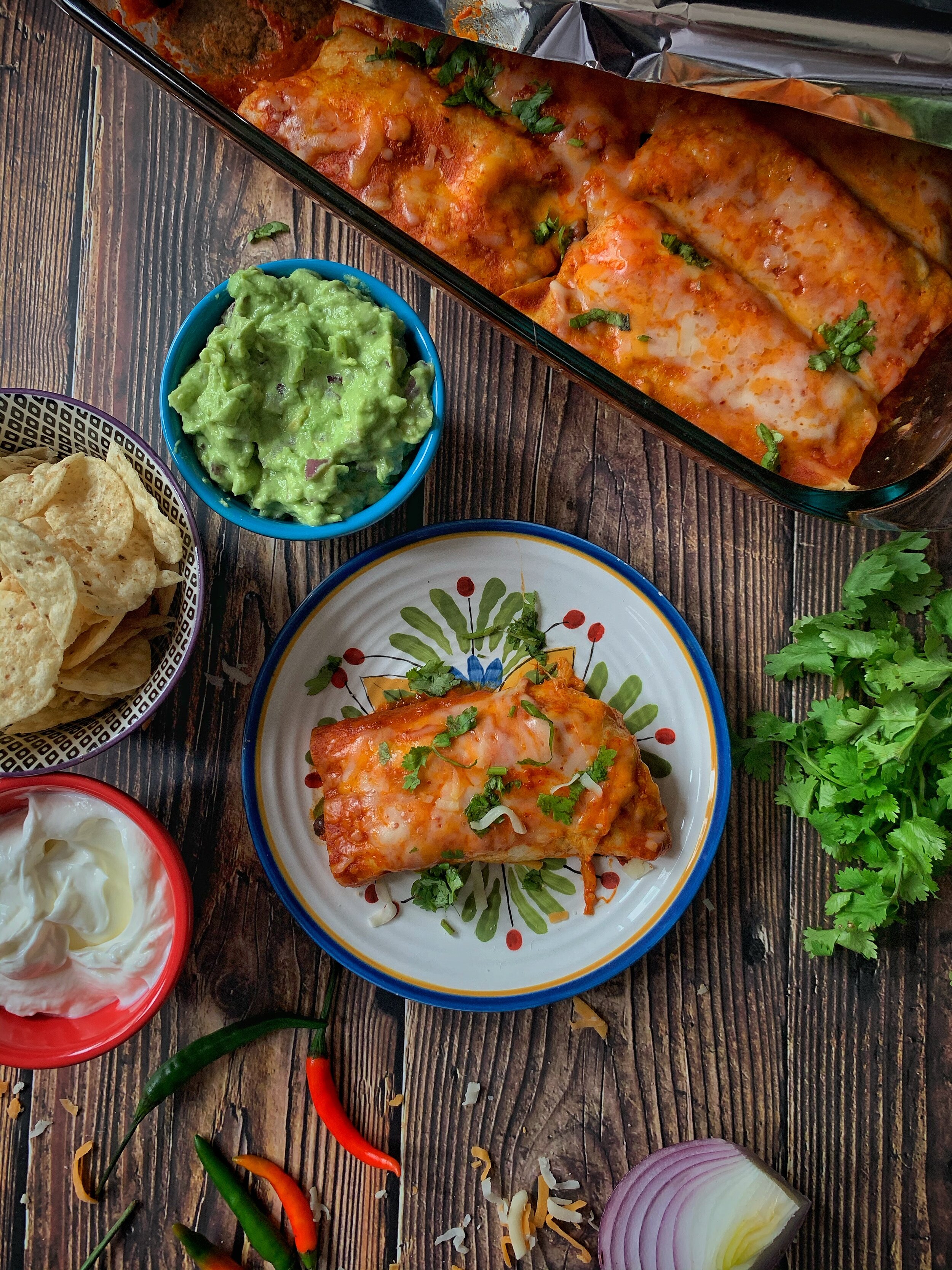 Vegetable Enchiladas