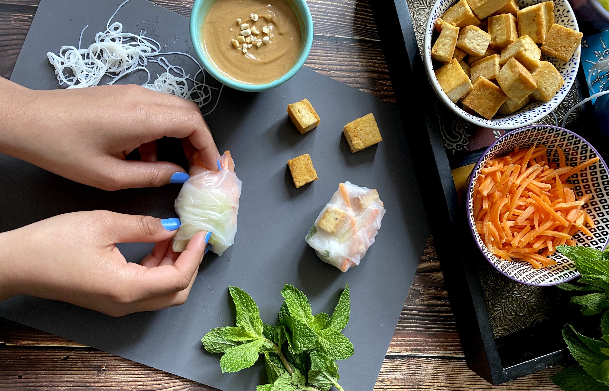 Vietnamese Vegetarian Spring Rolls
